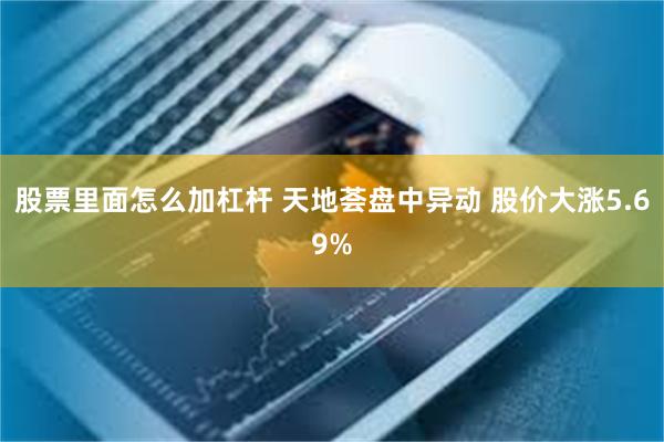 股票里面怎么加杠杆 天地荟盘中异动 股价大涨5.69%